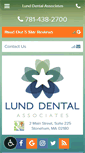 Mobile Screenshot of lunddental.com